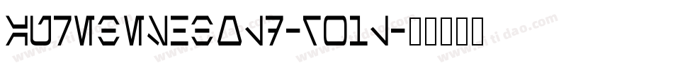 AurebeshBold-Rw1l字体转换
