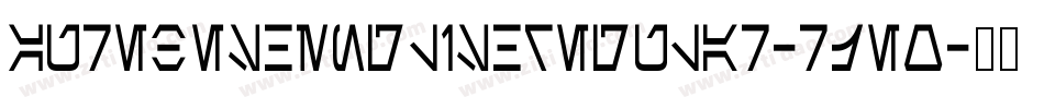 AurebeshEnglishRegular-rjeO字体转换