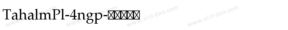 TahalmPl-4ngp字体转换