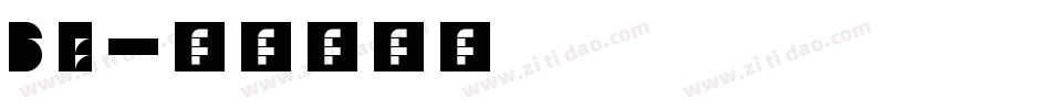 BE字体转换