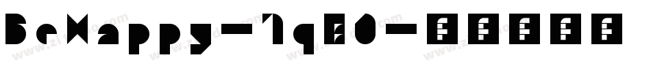 BeHappy-1qE0字体转换