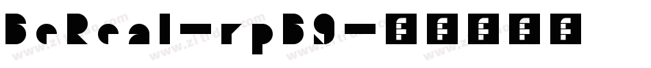BeReal-rpB9字体转换