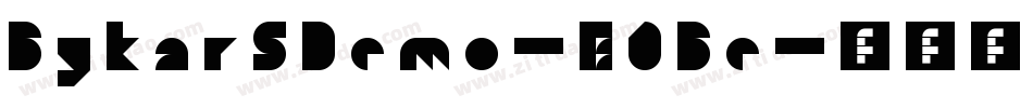 BykarsDemo-E0Be字体转换