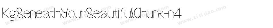 KgBeneathYourBeautifulChunk-n4JY字体转换