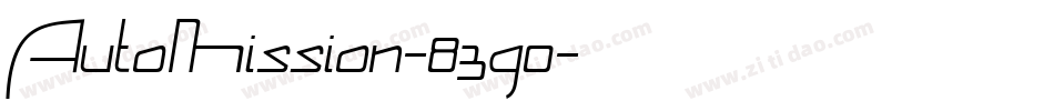AutoMission-83g0字体转换