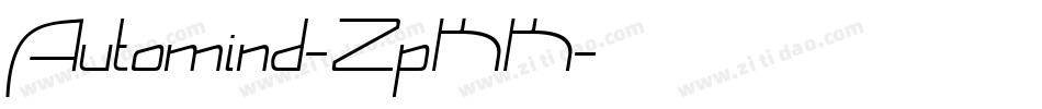 Automind-ZpKK字体转换