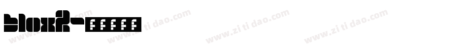 Blox2字体转换