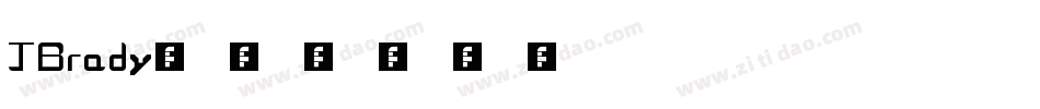 JBrady字体转换