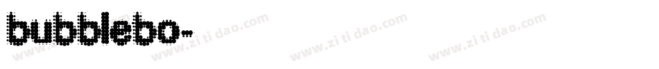 bubblebo字体转换