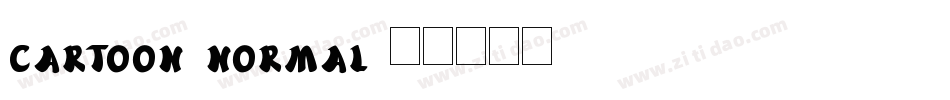 Cartoon-Normal字体转换