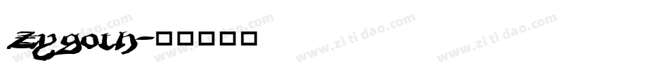 Zygoth字体转换