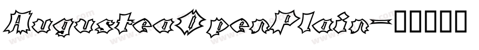 AugusteaOpenPlain字体转换