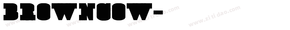BrownCow字体转换