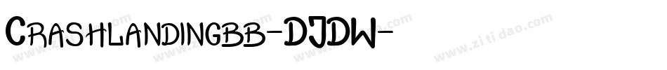 Crashlandingbb-DJDW字体转换