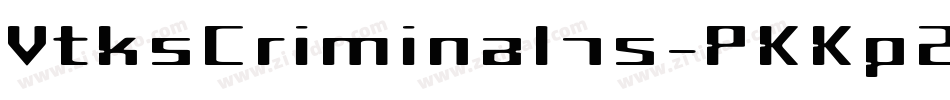 VtksCriminal75-PKKpZ字体转换