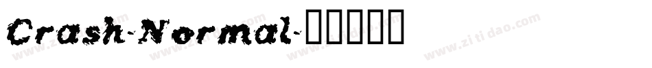Crash-Normal字体转换