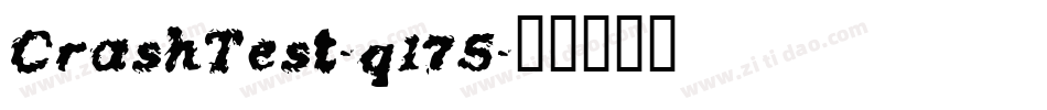 CrashTest-q175字体转换