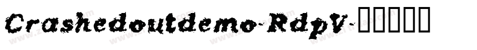 Crashedoutdemo-RdpV字体转换