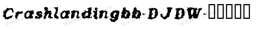Crashlandingbb-DJDW字体转换