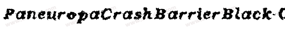 PaneuropaCrashBarrierBlack-OM6O字体转换