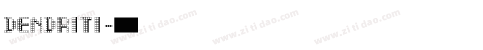 DENDRITI字体转换