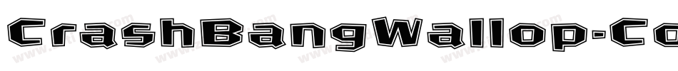 CrashBangWallop-Contoured字体转换