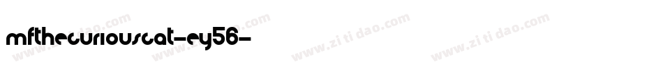 MfTheCuriousCat-eY56字体转换
