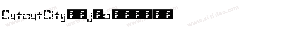 CutoutCity-YjRa字体转换