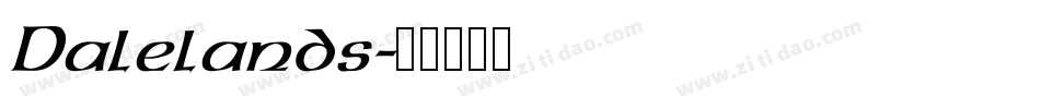 Dalelands字体转换