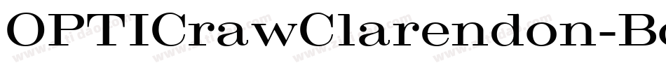 OPTICrawClarendon-Book字体转换