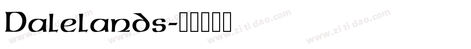 Dalelands字体转换