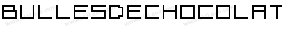 BullesDeChocolats-gGa4字体转换