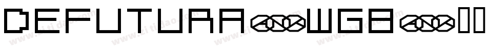 DeFutura-wG8字体转换