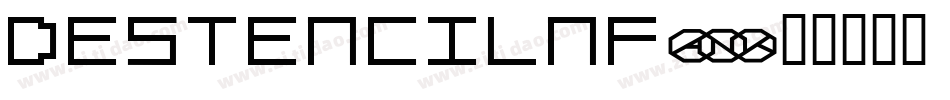 DeStencilNF字体转换