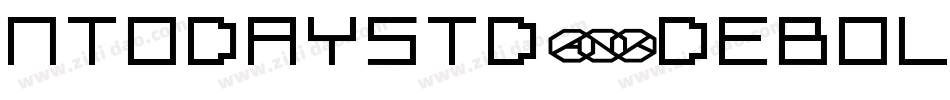 NtodayStd-DeBold-KS字体转换