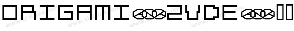 Origami-2vDe字体转换