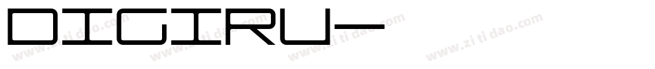 DIGIRU字体转换