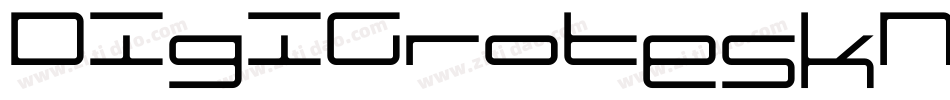 DigiGroteskNEF-BoldCondens字体转换