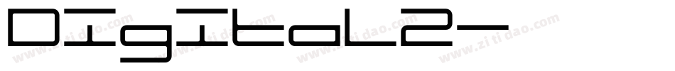 Digital2字体转换