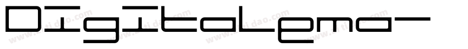 Digitalema字体转换