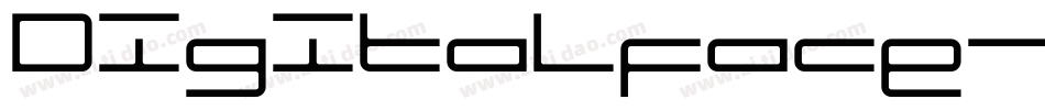Digitalface字体转换