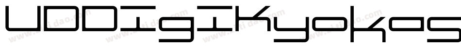 UDDigiKyokashoStdN-字体转换