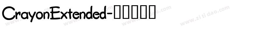 CrayonExtended字体转换