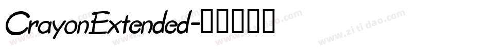 CrayonExtended字体转换