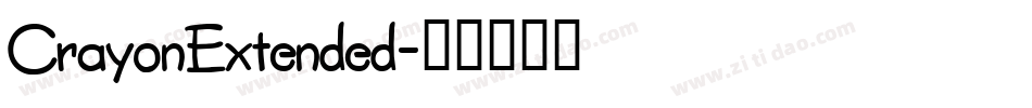 CrayonExtended字体转换
