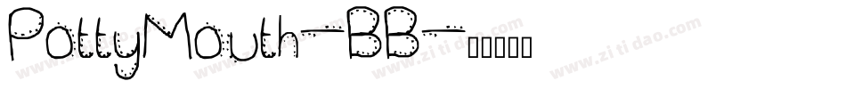 PottyMouth-BB字体转换