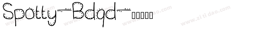 Spotty-Bdqd字体转换