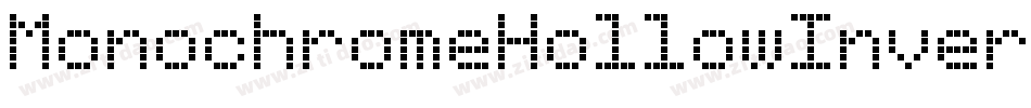 MonochromeHollowInverse-pmWK字体转换 MonochromeHollowInverse-pmWK字体转换