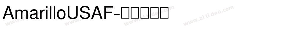 AmarilloUSAF字体转换