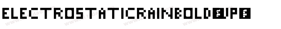 ElectroStaticRainBold-7eJP字体转换